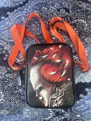 IT Classic  Pennywise Shoulder Bag Orange Strap Derry Is Calling Design