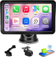 Carplay Screen for Car, 9 Inch Wireless Carplay Black