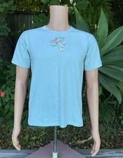 Vintage Winnie the Pooh Tigger T-shirt Blue 90s Cartoon Disney USA Made Size M