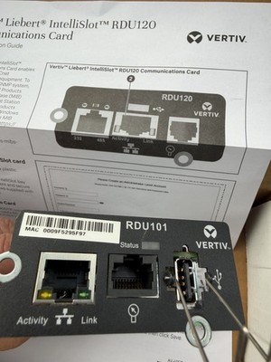 Vertiv Liebert IntelliSlot RDU120 Network Communications Card
