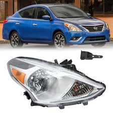 For 2015-2019 Nissan Versa Halogen Right Passenger Headlight Assembly Headlamp