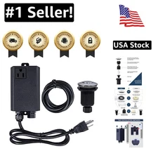 Single Outlet Stainless Steel Air Switch for Garbage Disposal - Safe & Secure