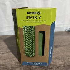 KLYMIT Static V Lightweight Inflatable Sleeping Pad  One Size, Green