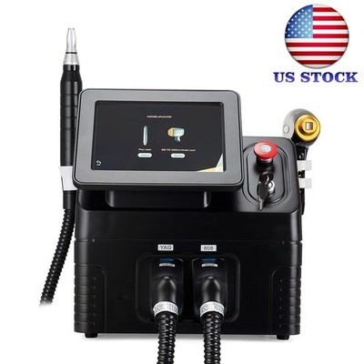 Professional 2 In 1 Diode Laser Hair Removal Machine Picosecond Tattoo Removal