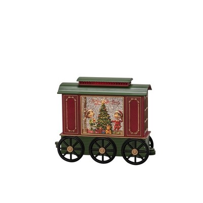 LED Water Lantern Wagon, 5h Timer, 1 Warm White Diode, Battery Operated & US...