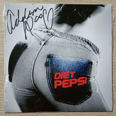 ADDISON RAE Diet Pepsi LIMITED EDITION HANDSIGNIERT 7'' Vinyl LP