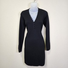 Club Monaco Evangah Sweater Dress Womens S Bl...