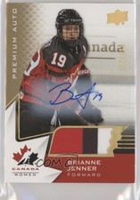 2020 Team Canada Juniors Women's WC Autos /199 Brianne Jenner #49 Patch Auto x1y