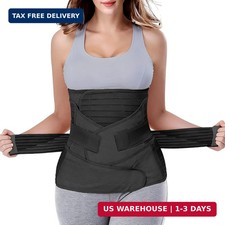 3 in 1 Postpartum Belly Wrap Recovery Band Belt Abdominal Binder Postpartum Be