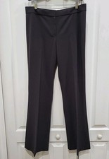 ELIE TAHARI For Bloomingdales Pants Womens 10 Black Slacks Classicore Workwear