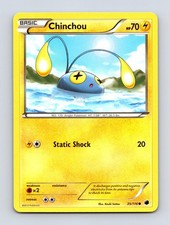 CHINCHOU 35/116 COMMON PLASMA FREEZE POKEMON MP