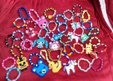 KANDI Lot of 10 Random Bracelets RAVEPONY PERLER BEADS - EDM- RAVE - PLUR- EDC