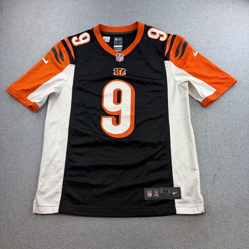 Cincinnati Bengals Jersey Mens Medium NFL Football Nike On Field Joe Burrow 9