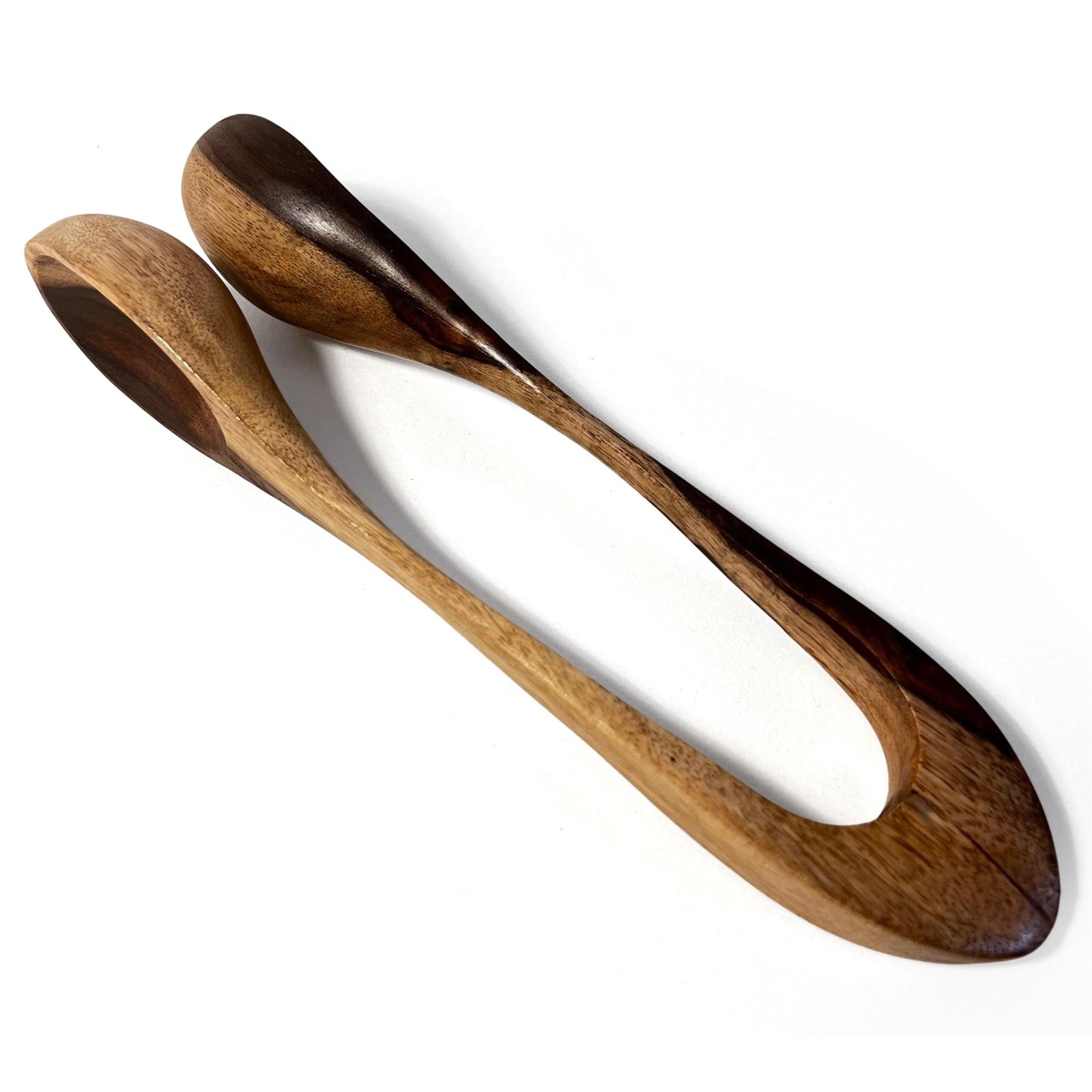 Castañuelas de Cuchara de Madera, Instrumento de Percusión Artesanal