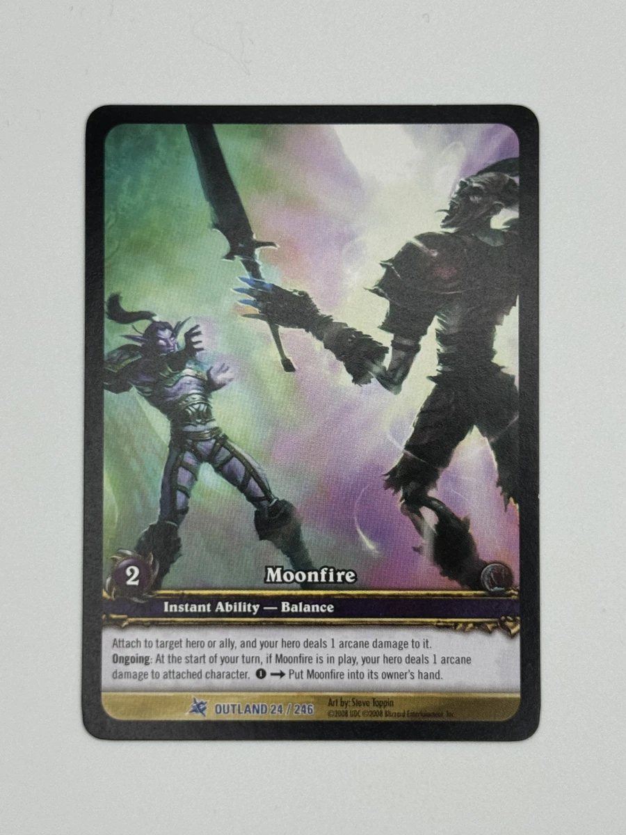 World of Warcraft TCG Fires of Outland Trading Card Games for sale - eBay