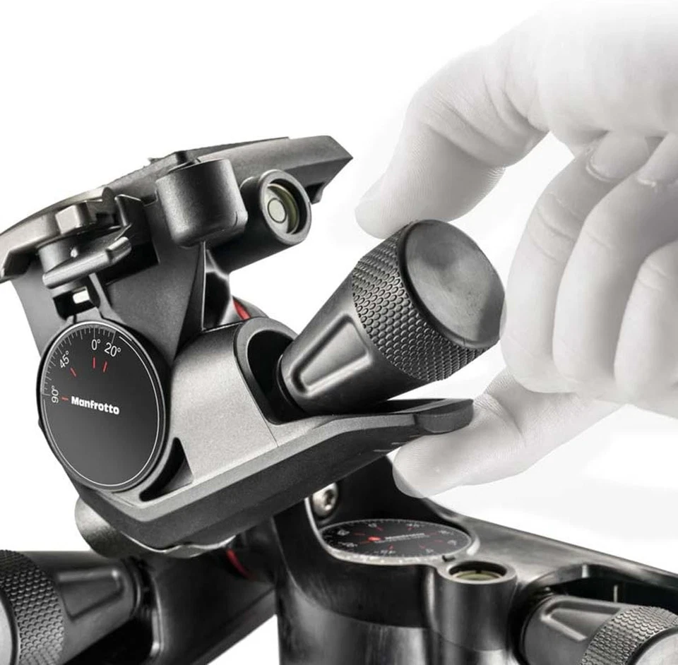 Manfrotto XPRO Geared 3 Way Pan/Tilt Head with Adapto Body Black  - Image 3 of 4
