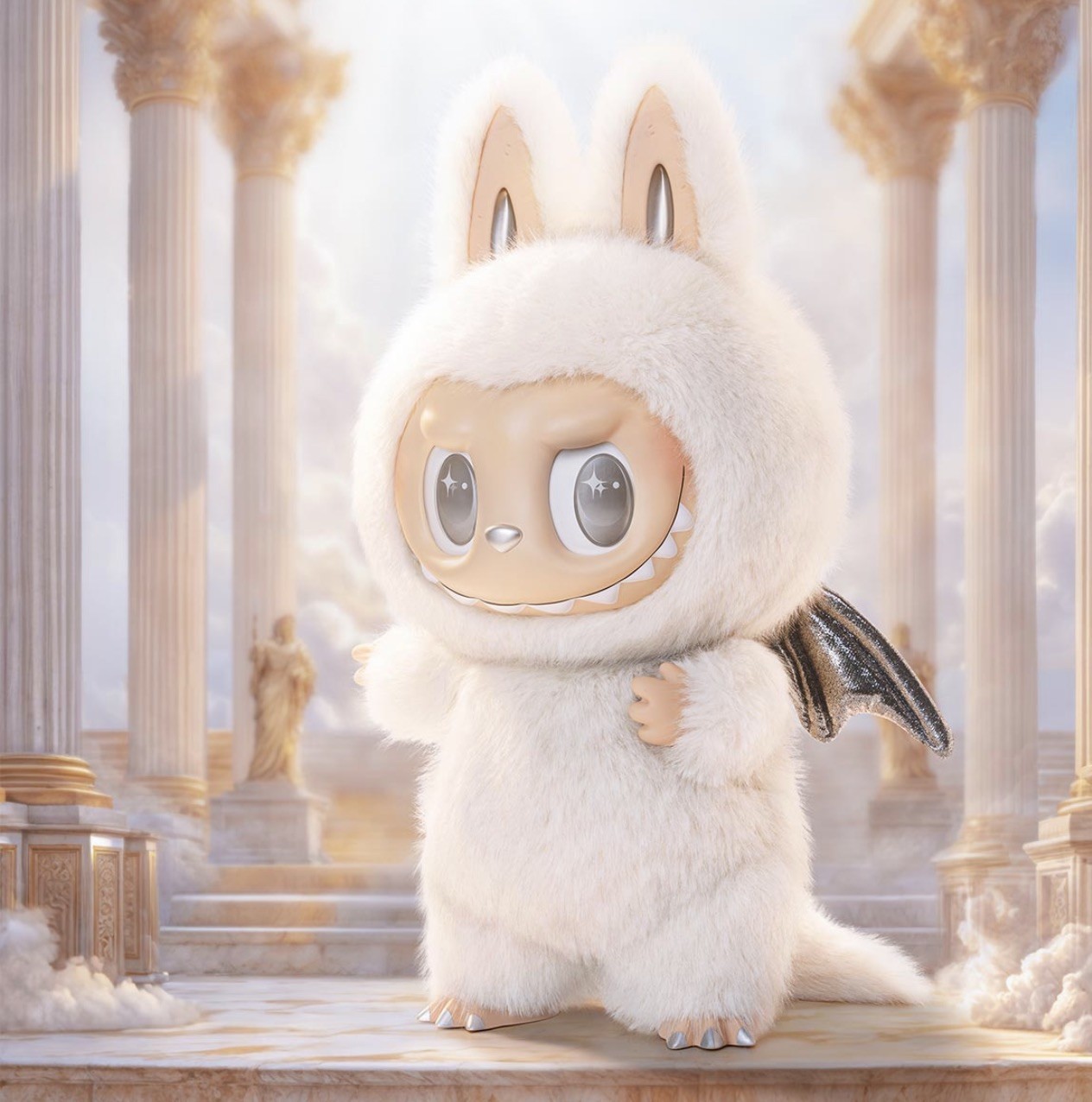 The Monsters Angel In Clouds Vinyl Doll + TOTE BAG