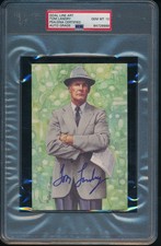 Tom Landry HOF Signed 1993 GLA Goal Line Art Card PSA/DNA GEM MT 10  204828