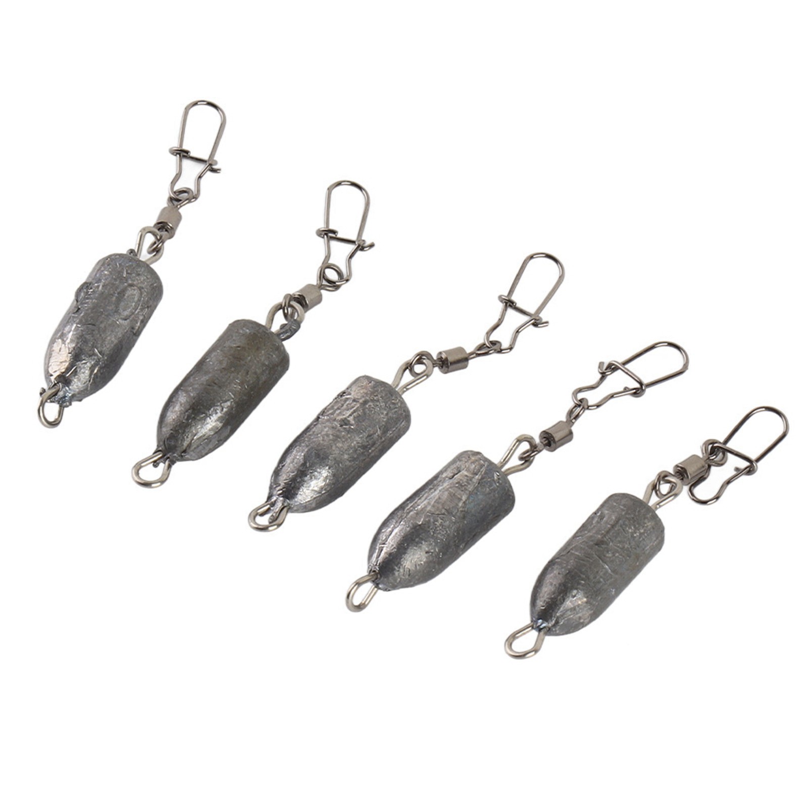 5pcs/bag For Bullet Shaped Fishing Sinkers Fishing Accessories Tackle (10g) KRI