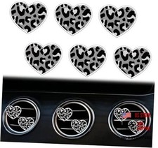 6 Pcs Heart Air Vent Clips, Cute Heart Cars Air Fresheners Vents Clips Funny