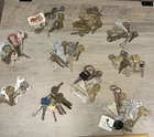 Mixed Lot of 100 Keys Vintage Ilco National Yale Etc. Skeleton Key