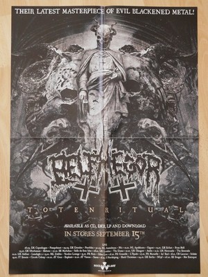 Belphegor Totenritual Promo Poster Black Death Metal