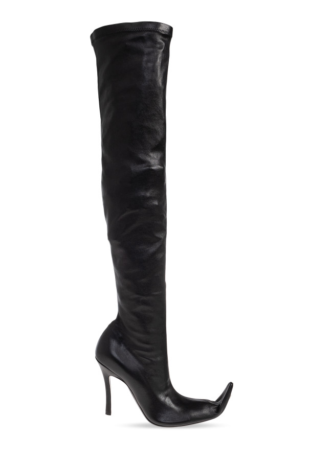 Balenciaga - Women - Heeled boots Poulaine - Black 203890₽