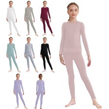 Kids Girls Set Pullover Suit Running Outfit Daily Wear Casual Yoga Long Sleeve
