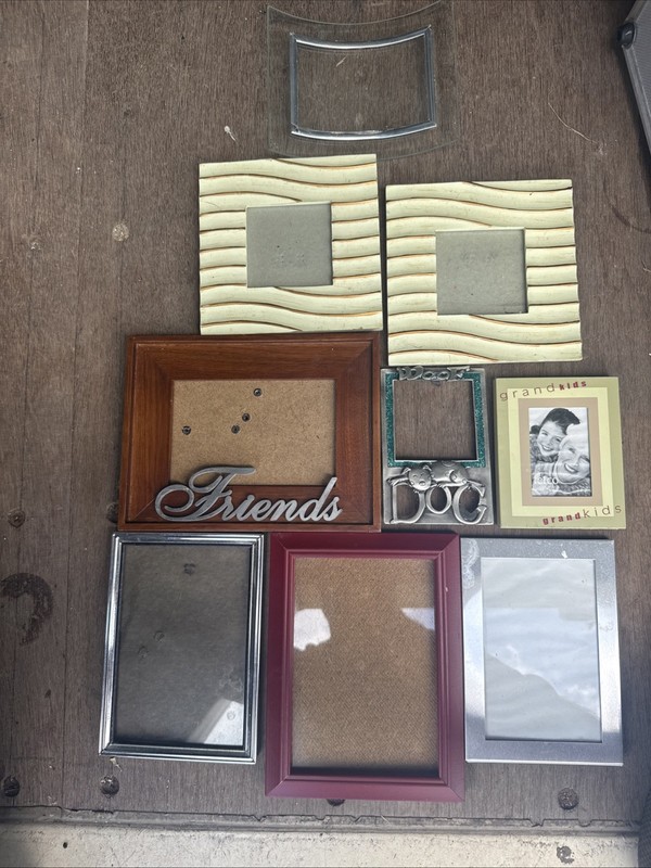 Small Picture Frame Lot Of 9 Frames