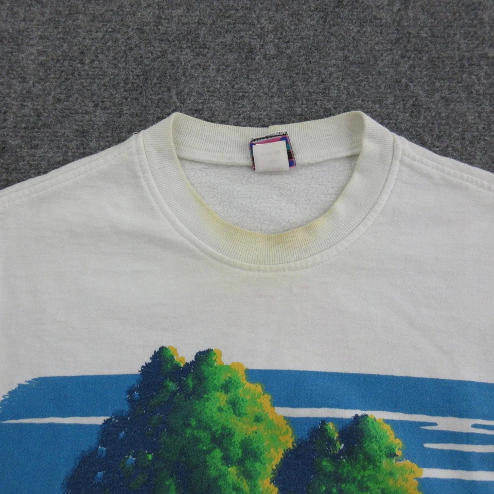 Sudadera DE COLECCIÓN Colorado Tropics Para Hombre Grande Gráfico de Golf Hecha en EE. UU. Años 90 Foto 3 de 4