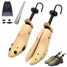 Wooden Shoe Stretcher Women Men Professional 4-Way Wooden Shoe Tree Stretch L...