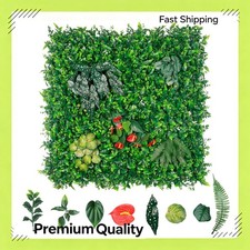 Artificial 40x40 inch Each Grass Wall Panels 3/6 PCS Faux Greenery Hedge Balcony
