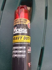 (15) M.K. Morse 6" Bimetal Reciprocating Saw Blades for Wood - 6 TPI, 5/8 TPI