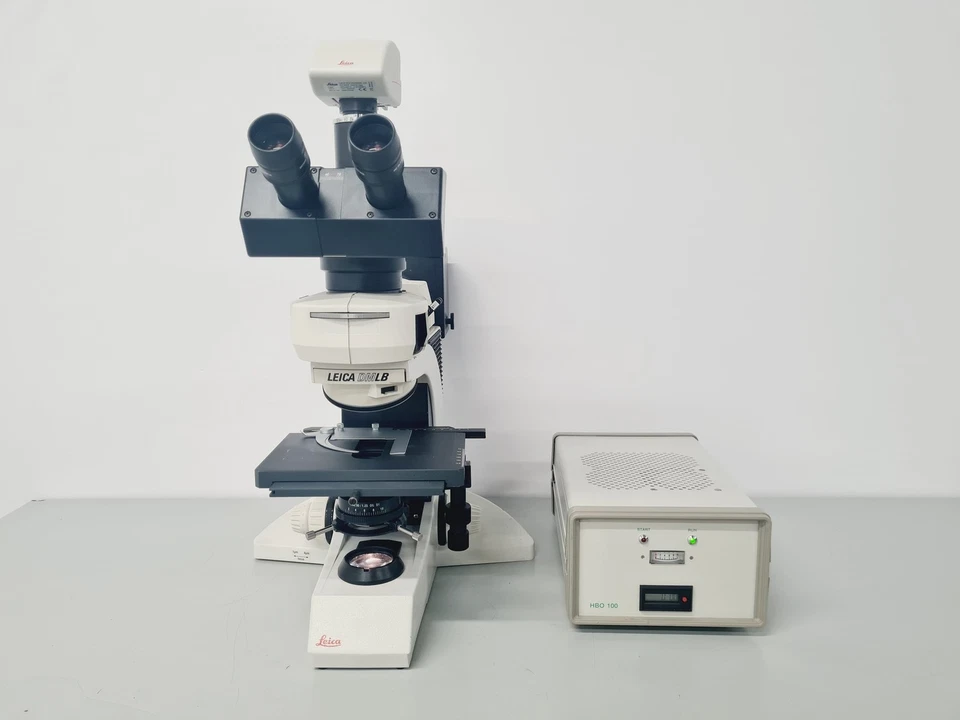 Leica Dmlb Mikroskop W / HBO 100 Lampe Netzteil & DFC420 C Digitalkamera - Bild 2 von 4