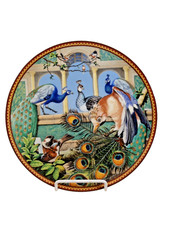The Jay and the Peacock Aesops Fables Collectors Plate Knowles