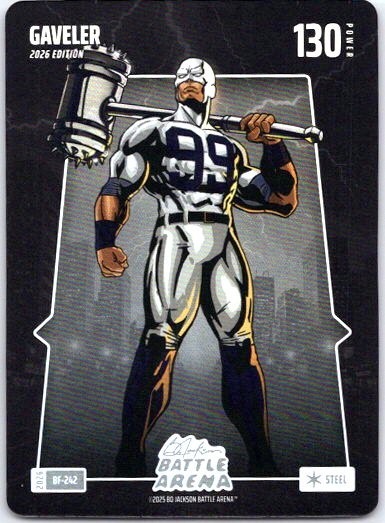 2026 Bo Jackson Battle Arena Gaveler Steel Battlefoil Aaron Judge NY Yankees