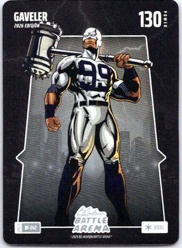 2026 Bo Jackson Battle Arena Gaveler Steel Battlefoil Aaron Judge NY Yankees