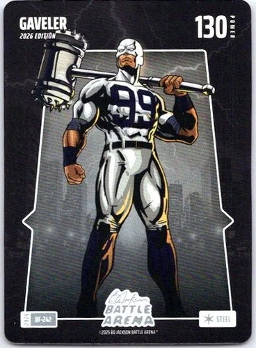 2026 Bo Jackson Battle Arena Gaveler Steel Battlefoil Aaron Judge NY Yankees
