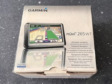 Sat Nav Garmin Nuvi Nüvi 265WT Excellent Condition - Original Box & Accessories