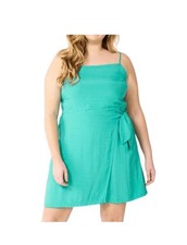 Nine West Women’s Side Tie Mini Dress In Reef Size 2X New