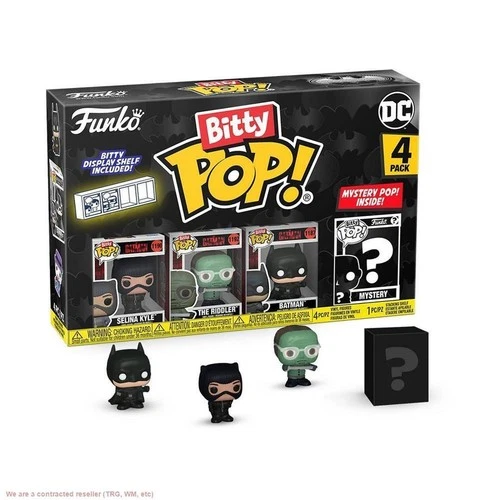 Funko Bitty POP! Batman 85th Selina Kyle/The Riddler/Batman /Mystery Figures-4pk