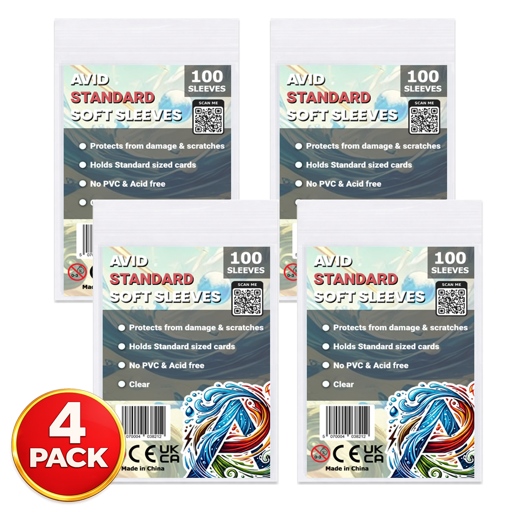Avid TCG Soft Sleeves Standard Penny Trading Card Sleeves Pokemon/MTG (400)