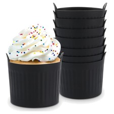 Silikon Muffinförmchen 8 Stück für Heißluftfritteuse Backofen wiederverwendbar