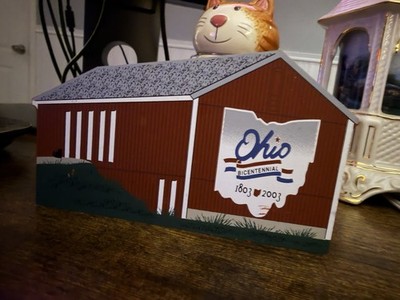 Vintage Ohio Bicentennial 1803-2003 Barn Ashland County #8 Cat's Meow