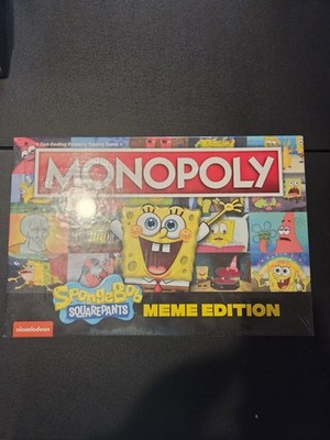 Monopoly : Spongebob Squarepants Meme Edition-New