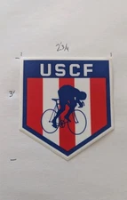 U.S.A. Cycling decal USCF VINTAGE STYLE STICKER