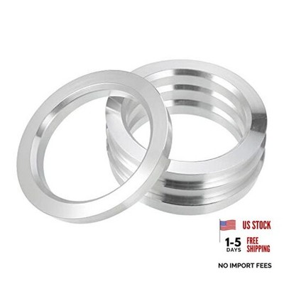 4pcs OD 83.1mm to ID Aluminium Alloy Car Hub Centric Rings Wheel Bore 64.1mm