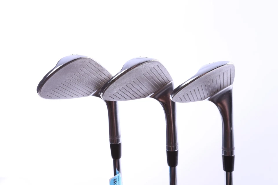 LEFTY Callaway JAWS Raw Chrome 50*, 56*, 60* Wedge Set Steel Shaft Stiff Flex - Image 4 of 4