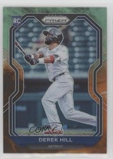 2021 Panini Prizm Tier III Cosmic Haze Prizm Derek Hill #206 11gl