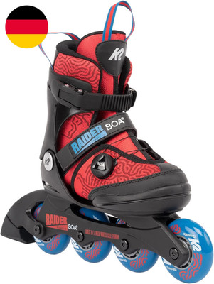 K2 Raider BOA Kinder Inline Skate 2025 Red Blue